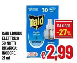 A&O Raid Liquido Elettrico offerta