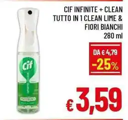A&O Cif Infinite + Clean Tutto in 1 offerta