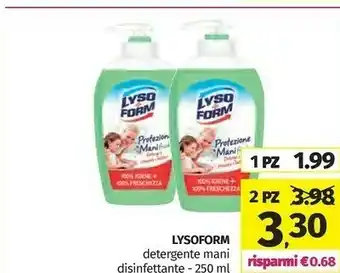 Pam Detergente mani disinfettante offerta