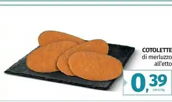 Pam Cotolette di merluzzo offerta