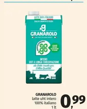 Latte intero a lunga conservazione uht 1000 g(ml)