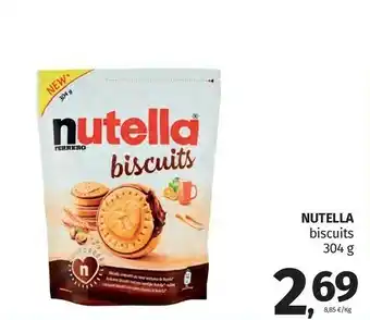 Pam Ferrero - nutella biscuits 304 g(ml) offerta