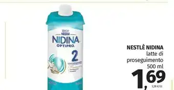 Pam Nidina latte di proseguimento offerta