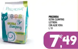Ayoka Preziosa ultra clumping lettiera con aloe vera offerta