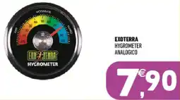 Ayoka Exoterra hygrometer analogico offerta