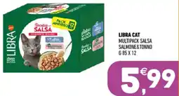 Ayoka Libra cat multipack salsa salmone&tonno offerta