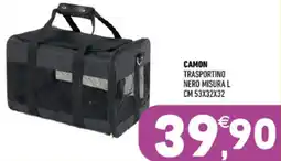 Ayoka Camon trasportino nero misura l offerta