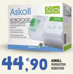 Ayoka Askoll mangiatoia robofood offerta