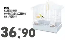 Ayoka Imac gabbia sonia completa di accessori offerta