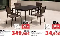Brico Io Sedia struttura in alluminio colore antracite offerta