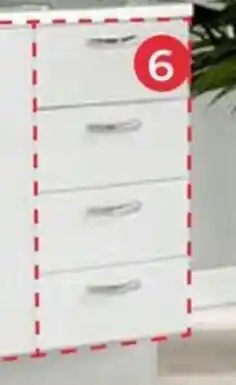 Pronto Hobby Base cucina con 4 cassetti offerta