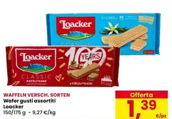 Eurospar Wafer Loacker offerta