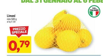 DPiù Limoni rete offerta