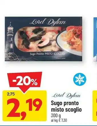 DPiù Sugo pronto misto scoglio 300 g offerta