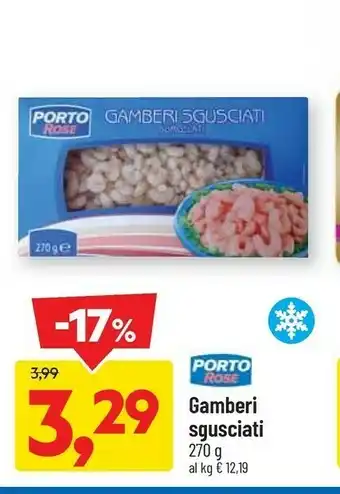 DPiù Gamberi sgusciati 270 g offerta