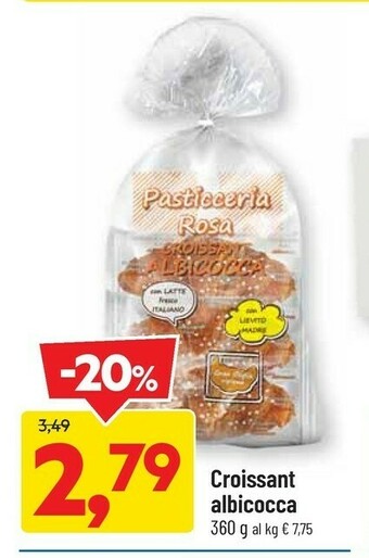 DPiù Croissant albicocca offerta