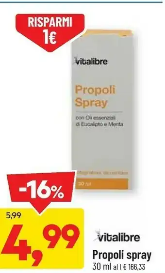 DPiù Propoli spray offerta