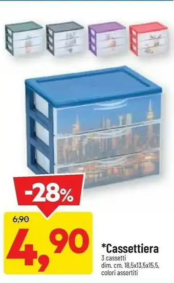 DPiù Cassettiera offerta