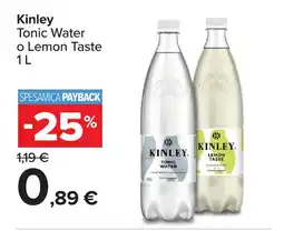 Carrefour Kinley Tonic Water o Lemon Taste offerta