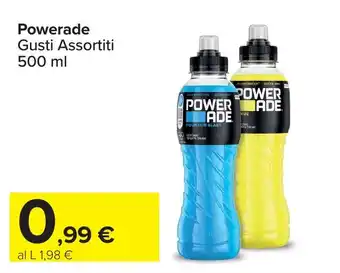 Carrefour Powerade Gusti Assortiti offerta
