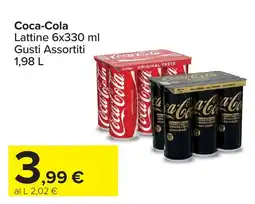 Carrefour Coca-Cola Lattine offerta