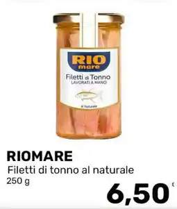 Iper Tosano RIOMARE Filetti di tonno al naturale offerta