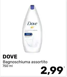Iper Tosano DOVE Bagnoschiuma assortito offerta