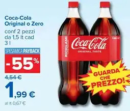 Carrefour Coca-Cola Original o Zero offerta