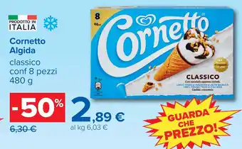 Carrefour Cornetto Algida classico offerta