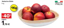 Carrefour Nettarine Gialle offerta