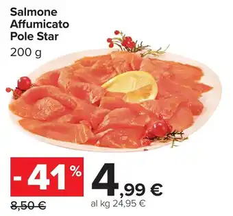 Carrefour Salmone Affumicato Pole Star offerta