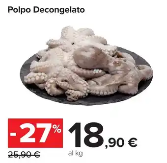 Carrefour Polpo Decongelato offerta