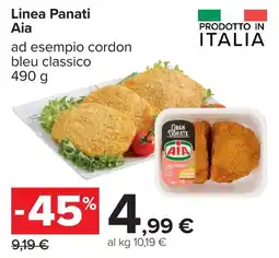 Carrefour Linea Panati Aia cordon bleu classico offerta