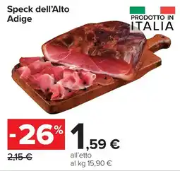 Carrefour Speck dell'Alto Adige offerta