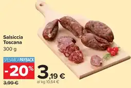 Carrefour Salsiccia Toscana offerta