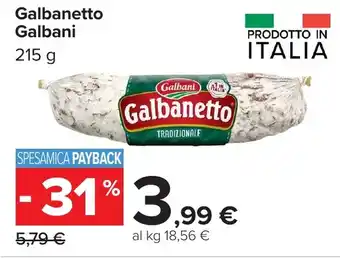 Carrefour Galbanetto Galbani offerta
