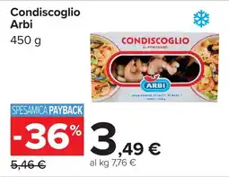 Carrefour Condiscoglio Arbi offerta
