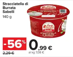 Carrefour Stracciatella di Burrata Sabelli offerta