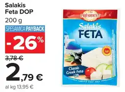 Carrefour Salakis Feta DOP offerta