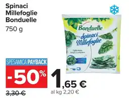 Carrefour Spinaci Millefoglie Bonduelle offerta