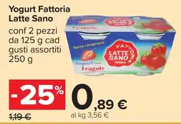 Carrefour Yogurt Fattoria Latte Sano offerta