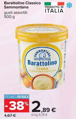 Carrefour Barattolino Classico Sammontana offerta