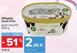 Carrefour Affogato Carte D'Or offerta