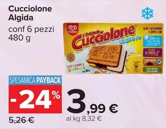 Carrefour Cucciolone Algida offerta