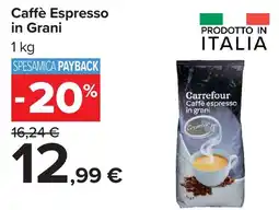 Carrefour Carrefour Caffè espresso in grani offerta