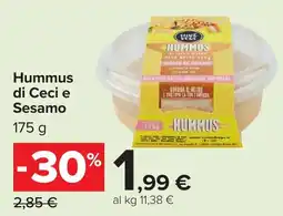 Carrefour Hummus di Ceci e Sesamo offerta