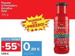 Carrefour Passata di Pomodoro Extrafine Petti offerta