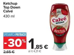 Carrefour Ketchup Calvé offerta