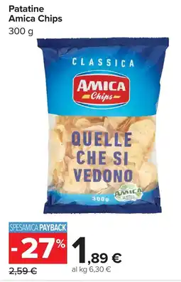 Carrefour Patatine Amica Chips offerta