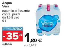 Carrefour Acqua Vera offerta